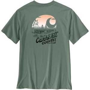 image:imageCarhartt Mens Irvine Relaxed Country TShirtGreen Slate