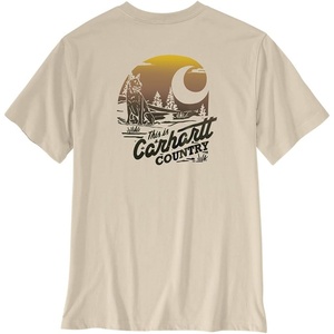 image:imageCarhartt Mens Irvine Relaxed Country TShirtOat Milk