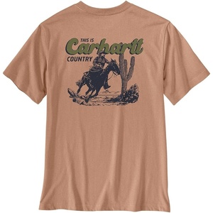 image:imageCarhartt Mens Irvine Relaxed Horse TShirtItalian Clay Heather
