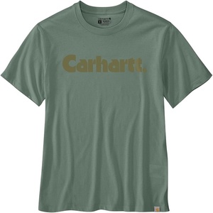 image:imageCarhartt Mens Irvine Relaxed Logo TShirtGreen Slate