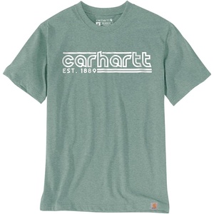 image:imageCarhartt Mens Irvine Relaxed Logo TShirtPatina Heather