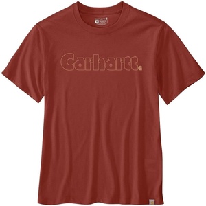 image:imageCarhartt Mens Irvine Relaxed Logo TShirtSpice Red