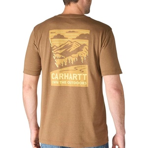 image:imageCarhartt Mens Irvine Relaxed Outdoor TShirtRed Duck Heather