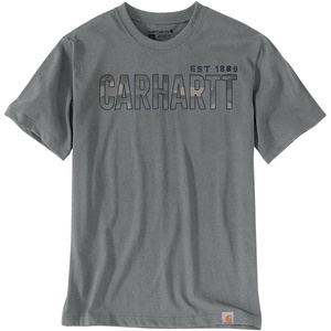 image:imageCarhartt Mens Irvine Relaxed Terrain Camo 1889 TShirtWeathered Ash Heather