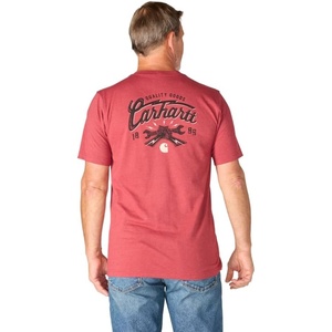image:imageCarhartt Mens Irvine Relaxed Wrench TShirtAmber Terrain Heather