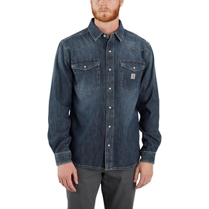 image:imageCarhartt Mens Montana Denim Relaxed LS ShirtWyatt
