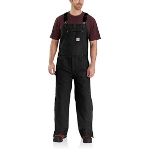 image:imageCarhartt Mens Washed Duck Insulated Bib OverallBlack