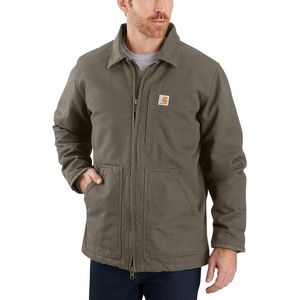 image:imageCarhartt Mens Washed Duck Ridge CoatDriftwood