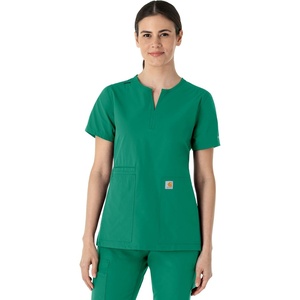 image:imageCarhartt Scrubs C12213 Womens Force Modern Fit Notch Neck Tunic TopHunter