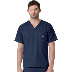 image:imageCarhartt Scrubs C16418 Mens Rugged Flex Modern Fit Ripstop Chest PockNavy
