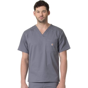 image:imageCarhartt Scrubs C16418 Mens Rugged Flex Modern Fit Ripstop Chest PockPewter