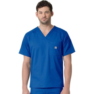 image:imageCarhartt Scrubs C16418 Mens Rugged Flex Modern Fit Ripstop Chest PockRoyal