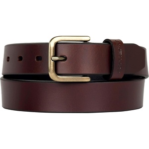 image:imageCarhartt Womens Casual Rugged Belts Available in Multiple Styles Colors amp SizesClassic Leather Buckle W Nickle Roller Finish Brown