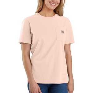 image:imageCarhartt Womens Iconic WK87 Pocket TShirt CloseoutGeorgia Peach