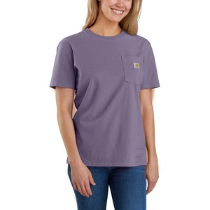 image:imageCarhartt Womens Iconic WK87 Pocket TShirt CloseoutLavender Mist
