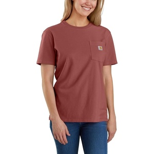 image:imageCarhartt Womens Iconic WK87 Pocket TShirt CloseoutSable