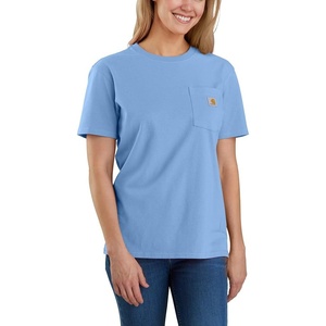 image:imageCarhartt Womens Iconic WK87 Pocket TShirt CloseoutSkystone