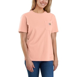 image:imageCarhartt Womens Iconic WK87 Pocket TShirt CloseoutTropical Peach