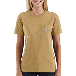 image:imageCarhartt Womens Iconic WK87 Pocket TShirt CloseoutYellowstone Heather