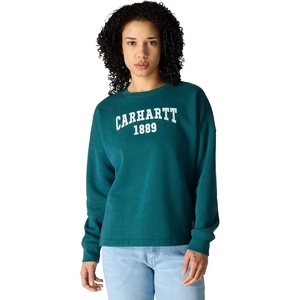 image:imageCarhartt Womens Loose Fit Midweight Carhartt Graphic SweatshirtGreenstone