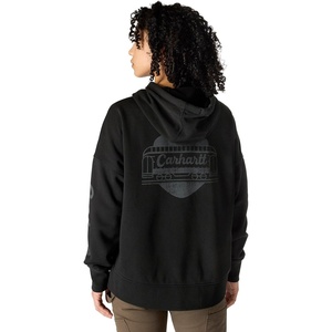 image:imageCarhartt Womens Oversizedfit Midweight Hooded Heart Graphic SweatshirtBlack