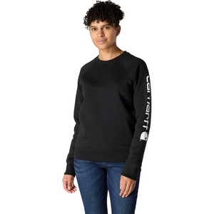 image:imageCarhartt Womens Relaxed Fit Midweight Graphic Crewneck SweatshirtBlack