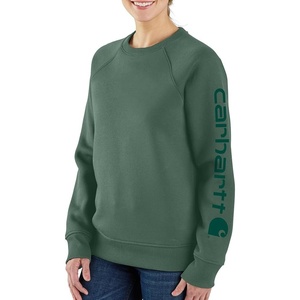 image:imageCarhartt Womens Relaxed Fit Midweight Graphic Crewneck SweatshirtFrosted Balsam