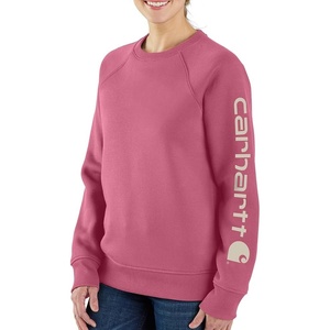 image:imageCarhartt Womens Relaxed Fit Midweight Graphic Crewneck SweatshirtWoodrose