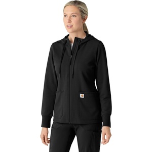 image:imageCarhartt Womens Womens Full Zip Waffle HoodieBlack