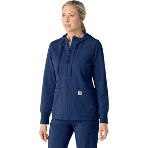 image:imageCarhartt Womens Womens Full Zip Waffle HoodieNavy