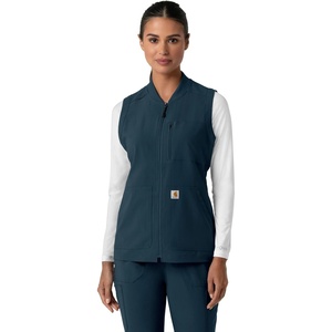 image:imageCarhartt Womens Womens Lightweight Scrub VestNavy