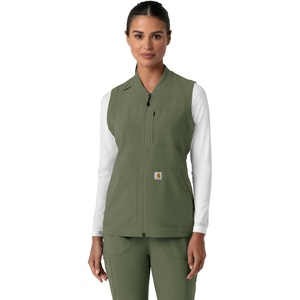 image:imageCarhartt Womens Womens Lightweight Scrub VestOlive