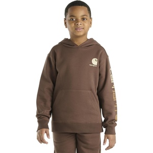 image:imageCarhartt boys Hoodie Fleece Pullover SweatshirtHooded SweatshirtMed Brown