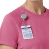 image:imageCarhartt Force CrossFlex Knit Womens Crew Neck Scrub TopElectric Fuschia