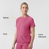 image:imageCarhartt Force CrossFlex Knit Womens Crew Neck Scrub TopElectric Fuschia