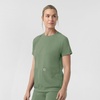 image:imageCarhartt Force CrossFlex Knit Womens Crew Neck Scrub TopGreen Slate