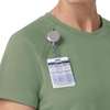 image:imageCarhartt Force CrossFlex Knit Womens Crew Neck Scrub TopGreen Slate