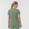 image:imageCarhartt Force CrossFlex Knit Womens Crew Neck Scrub TopGreen Slate