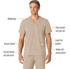 image:imageCarhartt Force CrossFlex Knit Womens Crew Neck Scrub TopKhaki