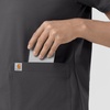 image:imageCarhartt Force CrossFlex Knit Womens Crew Neck Scrub TopPewter