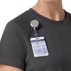 image:imageCarhartt Force CrossFlex Knit Womens Crew Neck Scrub TopPewter