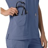 image:imageCarhartt Force CrossFlex Knit Womens Crew Neck Scrub TopRiverside