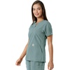 image:imageCarhartt Force CrossFlex Knit Womens Crew Neck Scrub TopSummer Blue