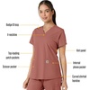 image:imageCarhartt Force CrossFlex Knit Womens Crew Neck Scrub TopWild Rose