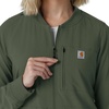 image:imageCarhartt Force CrossFlex Womens Lightweight Scrub JacketOlive