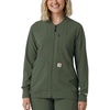 image:imageCarhartt Force CrossFlex Womens Lightweight Scrub JacketOlive
