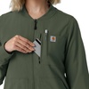 image:imageCarhartt Force CrossFlex Womens Lightweight Scrub JacketOlive