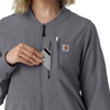 image:imageCarhartt Force CrossFlex Womens Lightweight Scrub JacketPewter