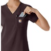 image:imageCarhartt Force CrossFlex Womens Tuckin Scrub TopDark Sepia