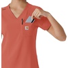 image:imageCarhartt Force CrossFlex Womens Tuckin Scrub TopDusty Cedar